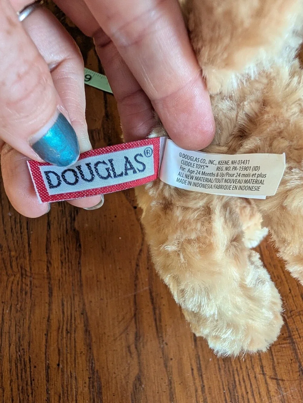 Douglas Plush Dog Stuffed Animal Realistic Puppy Soft Cuddly Toy Collector OS